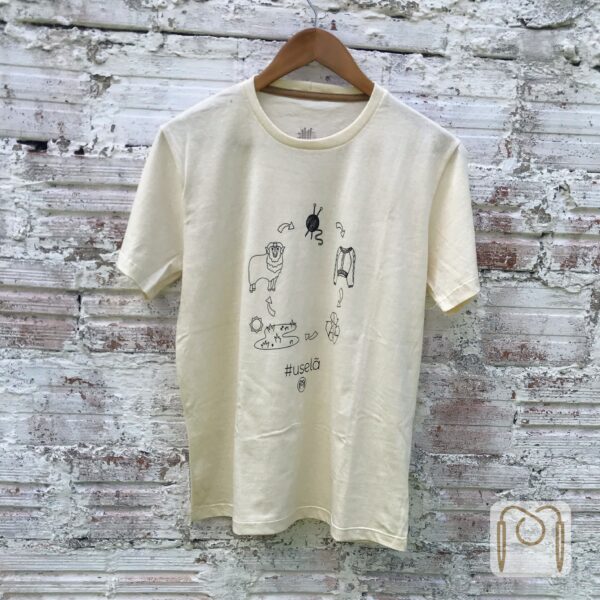 Camiseta Algodão Agroecológico - Coleção Ciclo da Lã