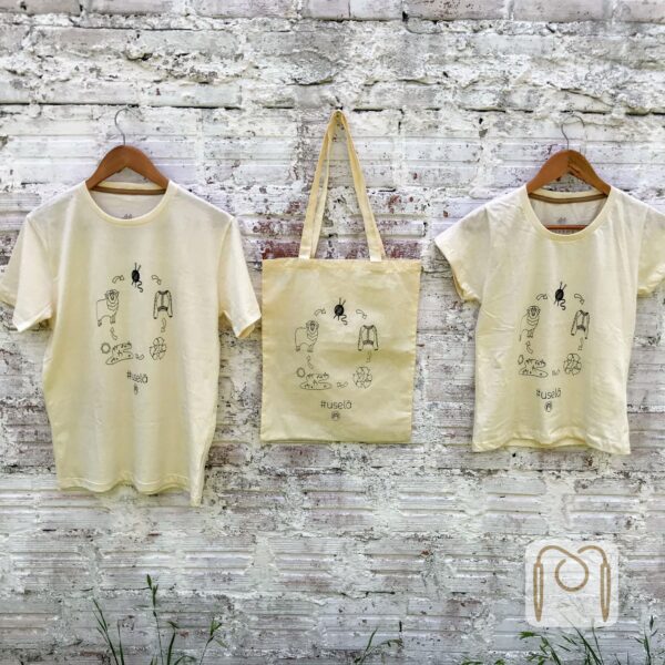 Camiseta Algodão Agroecológico - Coleção Ciclo da Lã - Imagem 2